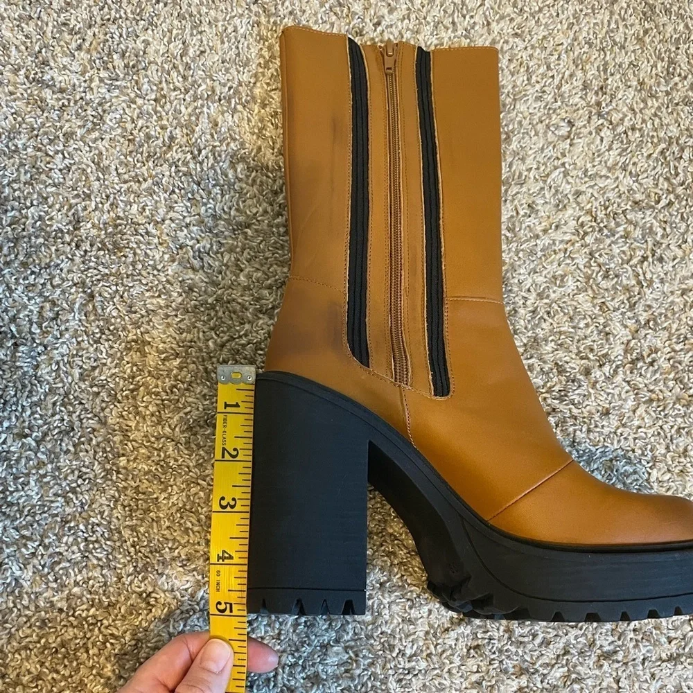 Free People Tristan Chelsea Boot Platform Lug chunky size 39